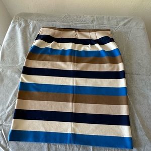 Ann Taylor Bold striped mini skirt